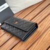 CHANEL  Caviar Quilted Large Gusset Flap Wallet