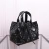 Medium Dior Toujours Bag Macrocannage Crinkled Calfskin