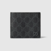 Grey interior GG bi-fold wallet