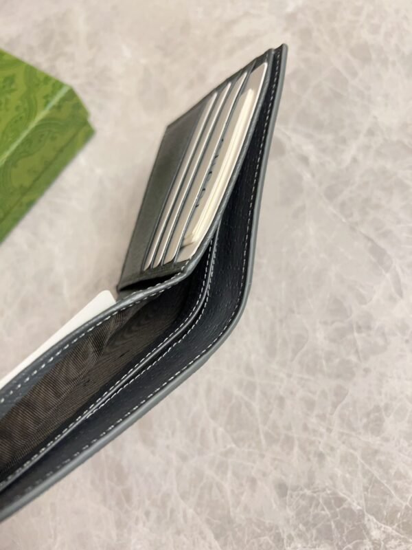 Grey interior GG bi-fold wallet