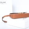 CELINE SHOULDER BAG CLAUDE IN SHINY CALFSKIN - BROWN