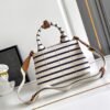 Prada Jardinière striped cotton canvas mini-bag