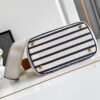 Prada Jardinière striped cotton canvas mini-bag