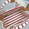 Prada Jardinière striped cotton canvas mini-bag