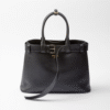 Prada Buckle large leather handbag with belt