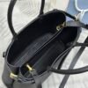 Prada Buckle medium leather handbag with double belt