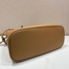 Prada Buckle medium leather handbag with double belt