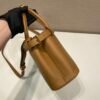 Prada Buckle small leather handbag with double belt