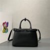 Prada Buckle small leather handbag with double belt