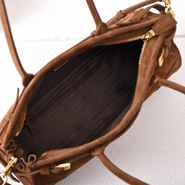 Prada Bonnie medium suede handbag