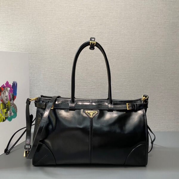 Prada Bonnie large leather handbag