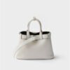 Prada Buckle small leather handbag with belt