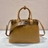 Prada Buckle small leather handbag with belt