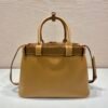 Prada Buckle small leather handbag with belt