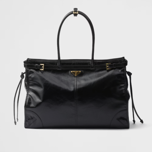 Prada Bonnie extra large leather handbag