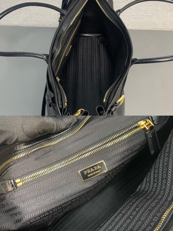 Prada Bonnie extra large leather handbag