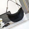 Prada Arqué naplak patent leather shoulder bag