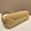 Prada Aimée large crochet and leather bag