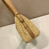 Prada Aimée large crochet and leather bag