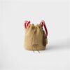 Crochet mini bucket bag