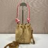 Crochet mini bucket bag
