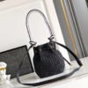 Crochet mini bucket bag
