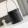 Prada Buckle leather bucket bag with belt