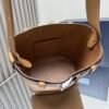 Prada Buckle leather bucket bag with belt