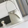 Prada Buckle leather bucket bag with belt