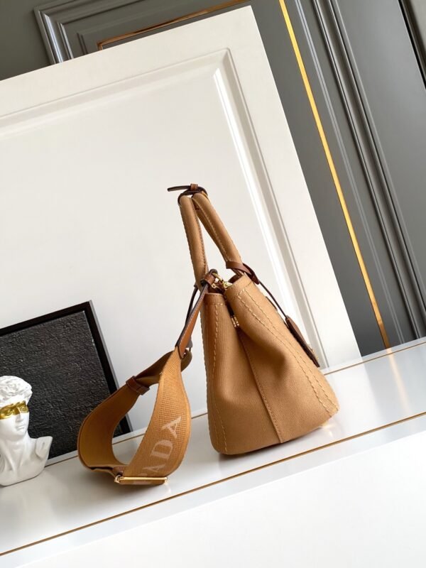 Prada Jardinière small cotton canvas handbag