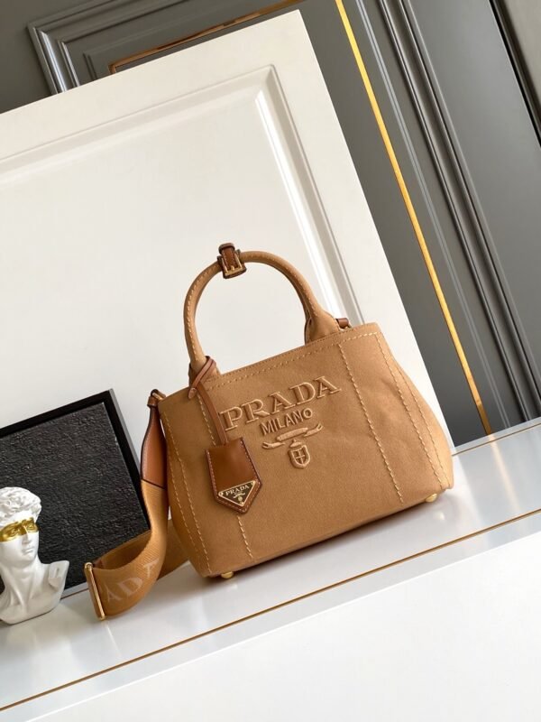 Prada Jardinière small cotton canvas handbag