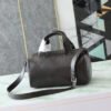 Small nappa leather duffle bag