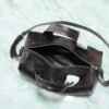 Small nappa leather duffle bag