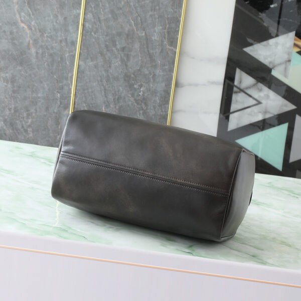 Small nappa leather duffle bag