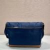 Medium Re-Nylon and leather shoulder bag