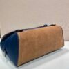 Medium Re-Nylon and leather shoulder bag