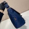 Medium Re-Nylon and leather shoulder bag