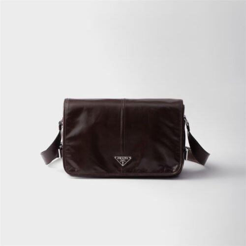 Leather shoulder bag