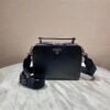 Medium Prada Brique Saffiano leather bag