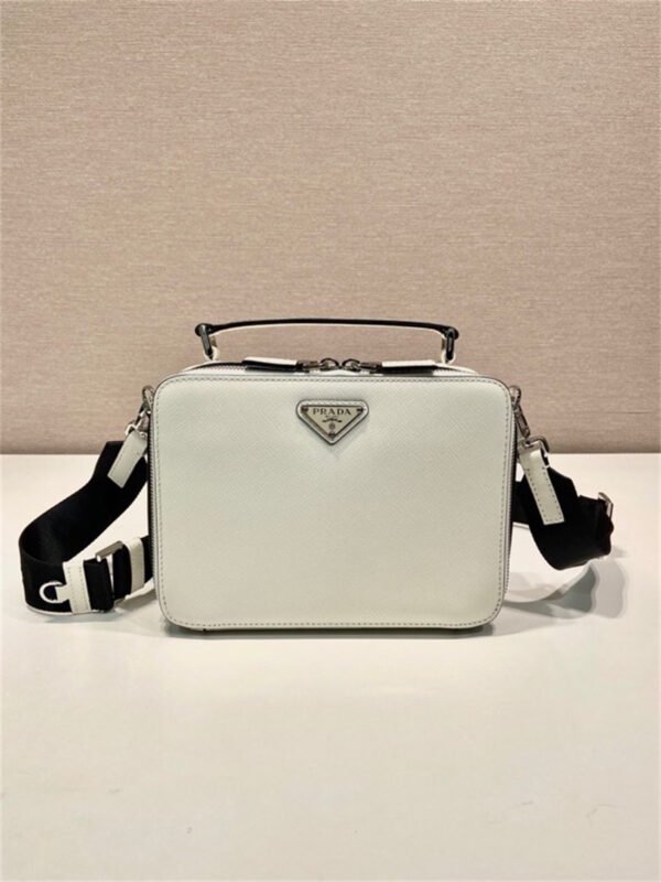 Medium Prada Brique Saffiano leather bag