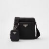 Re-Nylon and Saffiano shoulder bag
