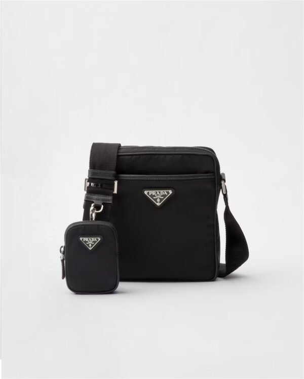 Re-Nylon and Saffiano shoulder bag
