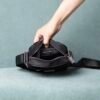 Re-Nylon and Saffiano shoulder bag