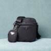 Re-Nylon and Saffiano shoulder bag