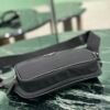 Re-Nylon and Saffiano leather shoulder bag