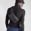 Saffiano leather belt bag
