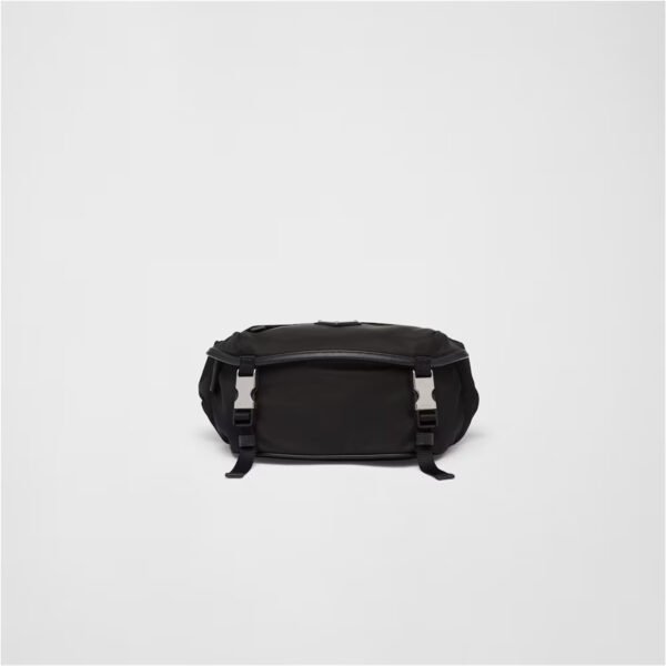 Re-Nylon and Saffiano leather shoulder bag