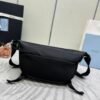 Re-Nylon and Saffiano leather shoulder bag