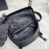 Re-Nylon and Saffiano leather shoulder bag