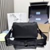 Medium Re-Nylon and Saffiano leather shoulder bag
